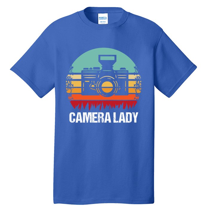 Camera Lady Photographer Gift Tall T-Shirt