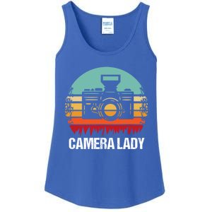 Camera Lady Photographer Gift Ladies Essential Tank