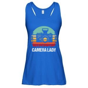 Camera Lady Photographer Gift Ladies Essential Flowy Tank