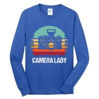 Camera Lady Photographer Gift Tall Long Sleeve T-Shirt