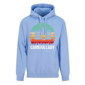 Camera Lady Photographer Gift Unisex Surf Hoodie