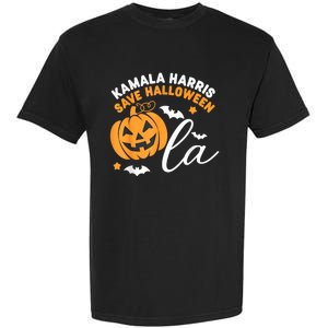 Comma La Pumpkin – Kamala Harris Save Halloween 2024 Garment-Dyed Heavyweight T-Shirt