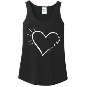 Cute Love Physical Therapy Therapist Gift for PT Ladies Essential Tank