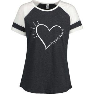 Cute Love Physical Therapy Therapist Gift for PT Enza Ladies Jersey Colorblock Tee