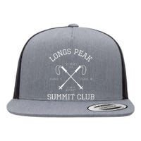 Climbed Longs Peak Summit Club Hike Colorado Usa Flat Bill Trucker Hat