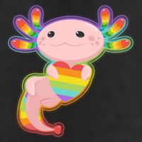 Cute LGBT Pride Axolotl Cool Comfort Performance Bucket Hat