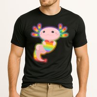 Cute LGBT Pride Axolotl Cooling Performance Crew T-Shirt