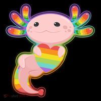 Cute LGBT Pride Axolotl Toddler Sweatshirt