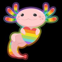 Cute LGBT Pride Axolotl Wool Snapback Cap