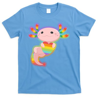 Cute LGBT Pride Axolotl T-Shirt