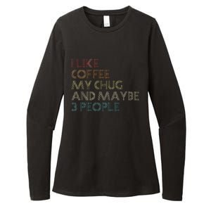 Chug Lover Quote Dog Owner Funny Coffee Womens CVC Long Sleeve Shirt