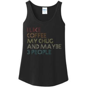 Chug Lover Quote Dog Owner Funny Coffee Ladies Essential Tank