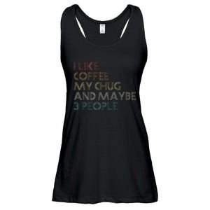 Chug Lover Quote Dog Owner Funny Coffee Ladies Essential Flowy Tank