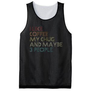 Chug Lover Quote Dog Owner Funny Coffee Mesh Reversible Basketball Jersey Tank