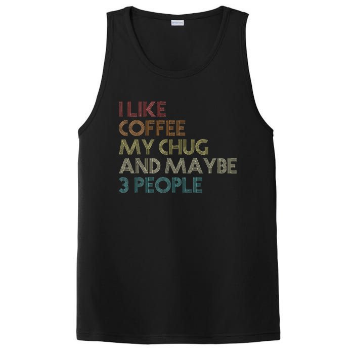 Chug Lover Quote Dog Owner Funny Coffee PosiCharge Competitor Tank