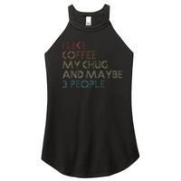 Chug Lover Quote Dog Owner Funny Coffee Women's Perfect Tri Rocker Tank