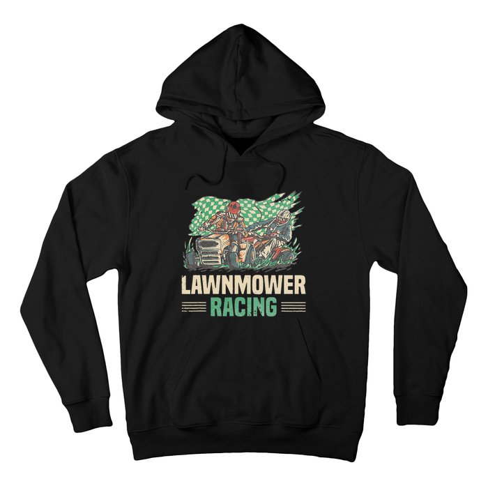 Cool Lawnmower Racing Slogan For Riding Mower Hoodie