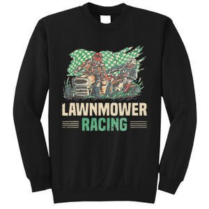 Cool Lawnmower Racing Slogan For Riding Mower Sweatshirt