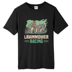 Cool Lawnmower Racing Slogan For Riding Mower Tall Fusion ChromaSoft Performance T-Shirt