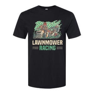 Cool Lawnmower Racing Slogan For Riding Mower Softstyle CVC T-Shirt