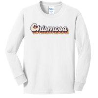 Chismosa Latina Retro Vintage Style Kids Long Sleeve Shirt