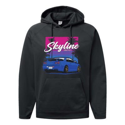 CLassic Legendary R34 JDM Performance Fleece Hoodie