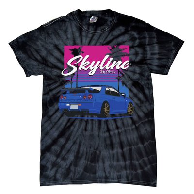 CLassic Legendary R34 JDM Tie-Dye T-Shirt