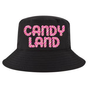 Candy Land Retro 90S Logo Cool Comfort Performance Bucket Hat