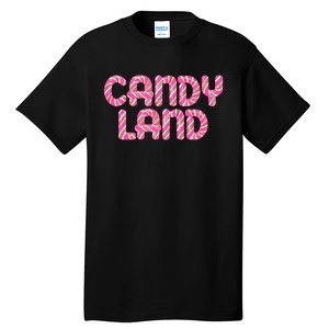 Candy Land Retro 90S Logo Tall T-Shirt