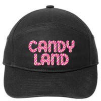 Candy Land Retro 90S Logo 7-Panel Snapback Hat