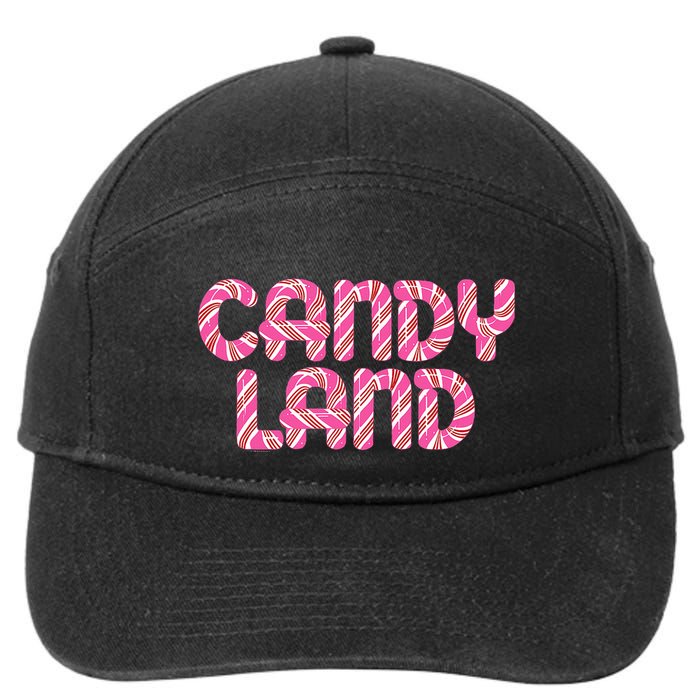 Candy Land Retro 90S Logo 7-Panel Snapback Hat