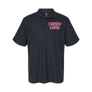 Candy Land Retro 90S Logo Softstyle Adult Sport Polo