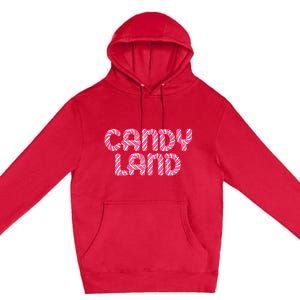 Candy Land Retro 90S Logo Premium Pullover Hoodie