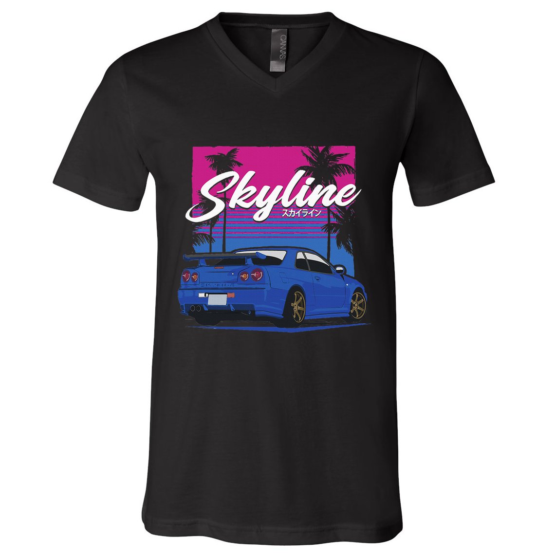 Classic Legendary R34 Jdm V-Neck T-Shirt