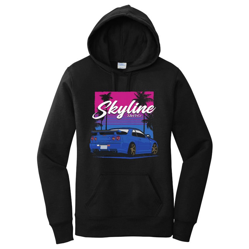 Classic Legendary R34 Jdm Women's Pullover Hoodie