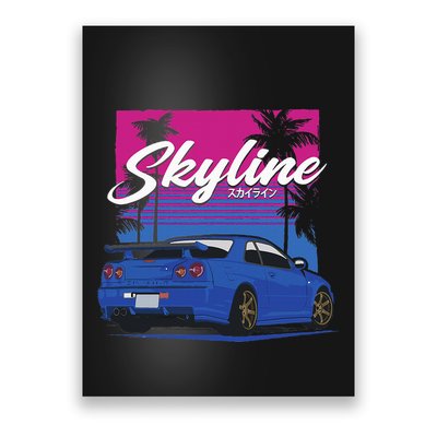 Classic Legendary R34 Jdm Poster
