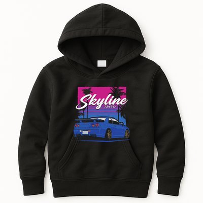 Classic Legendary R34 Jdm Kids Hoodie