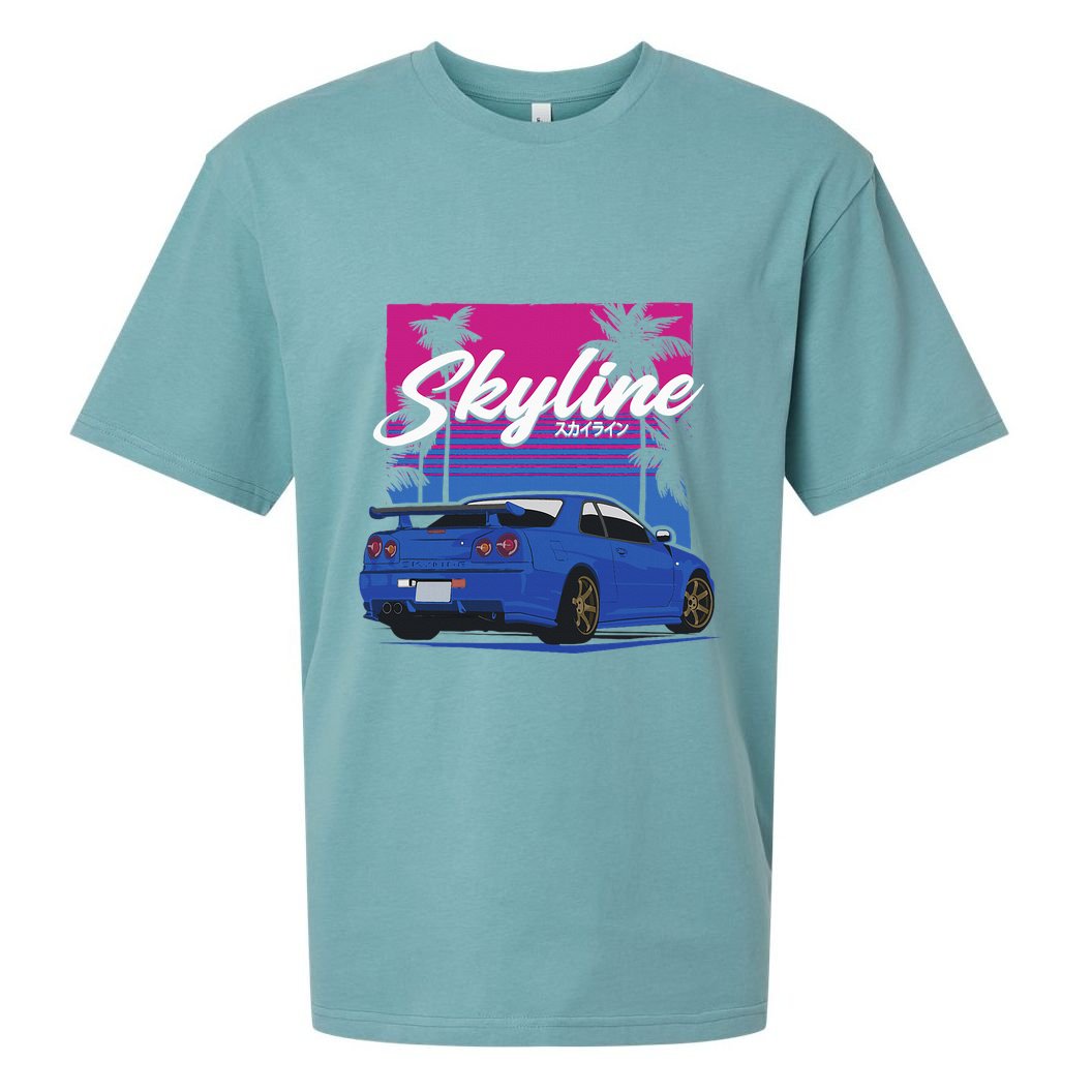 Classic Legendary R34 Jdm Sueded Cloud Jersey T-Shirt