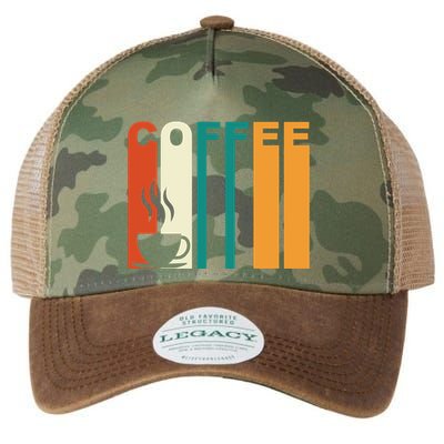 Coffee Lover Retro Legacy Tie Dye Trucker Hat