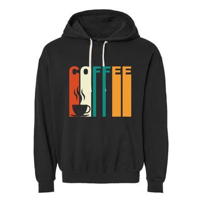 Coffee Lover Retro Garment-Dyed Fleece Hoodie