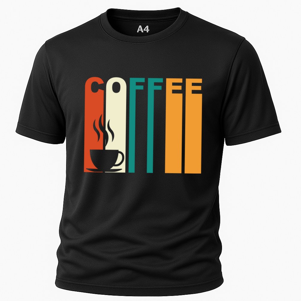 Coffee Lover Retro Performance Shirt