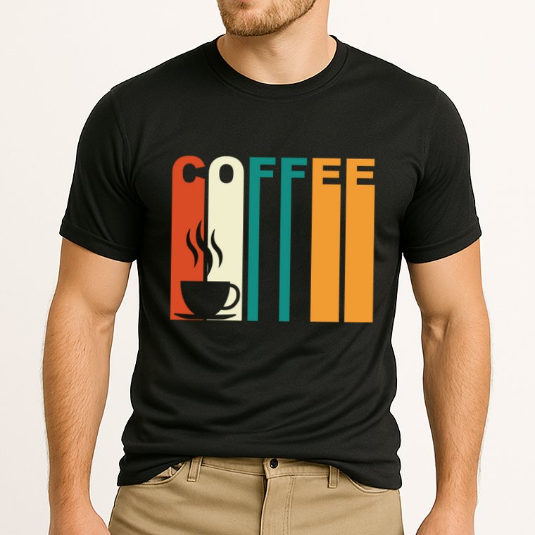 Coffee Lover Retro Performance Shirt