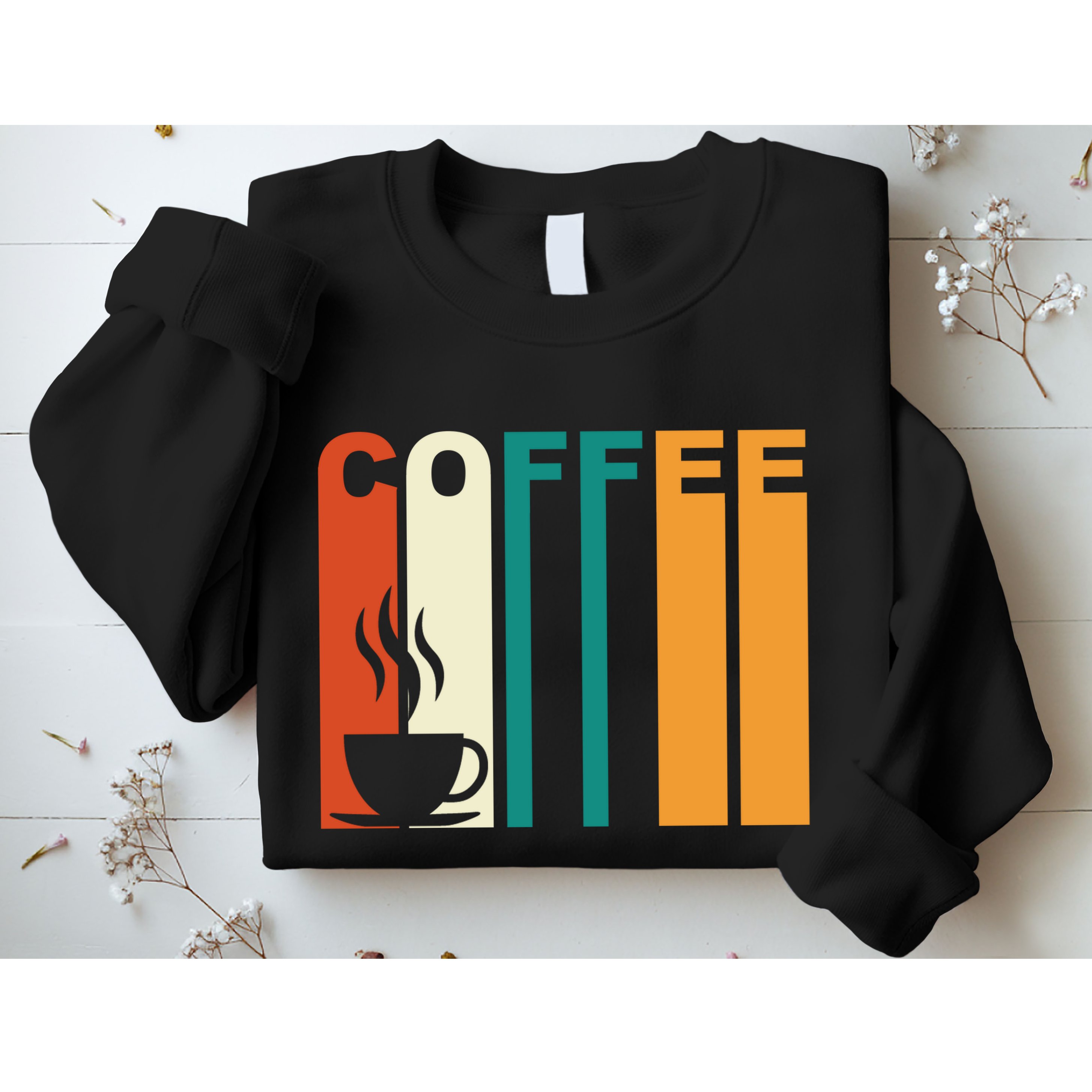 Coffee Lover Retro Sweatshirt