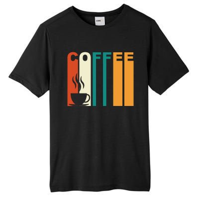 Coffee Lover Retro Tall Fusion ChromaSoft Performance T-Shirt