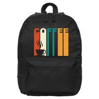 Coffee Lover Retro 16 in Basic Backpack