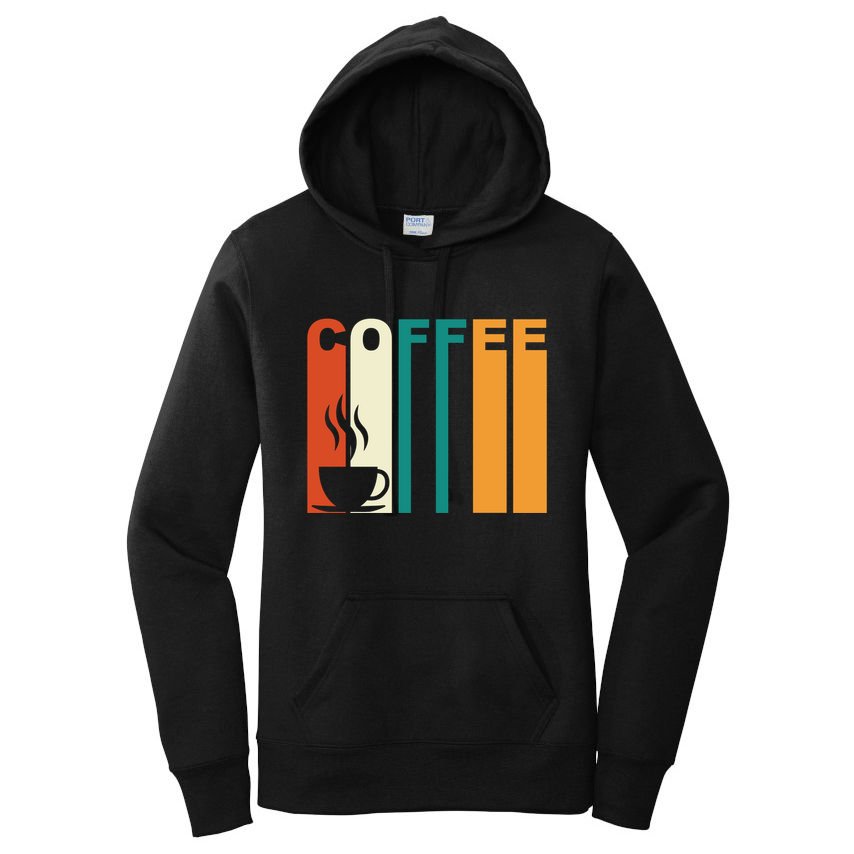 Coffee Lover Retro Women's Pullover Hoodie