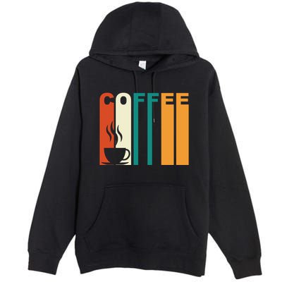 Coffee Lover Retro Premium Pullover Hoodie