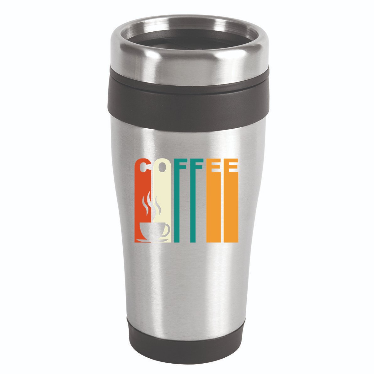 Coffee Lover Retro 16oz Travel Tumbler