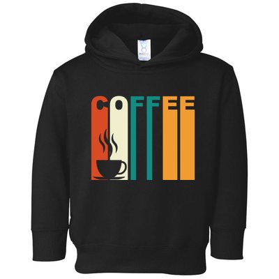 Coffee Lover Retro Toddler Hoodie