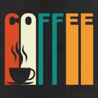 Coffee Lover Retro Golf Towel